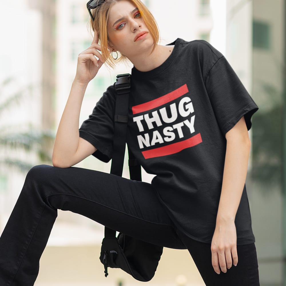 Thug Nasty by Bryce Mitchell, Sponsored Women's T-Shirt, Light Logo