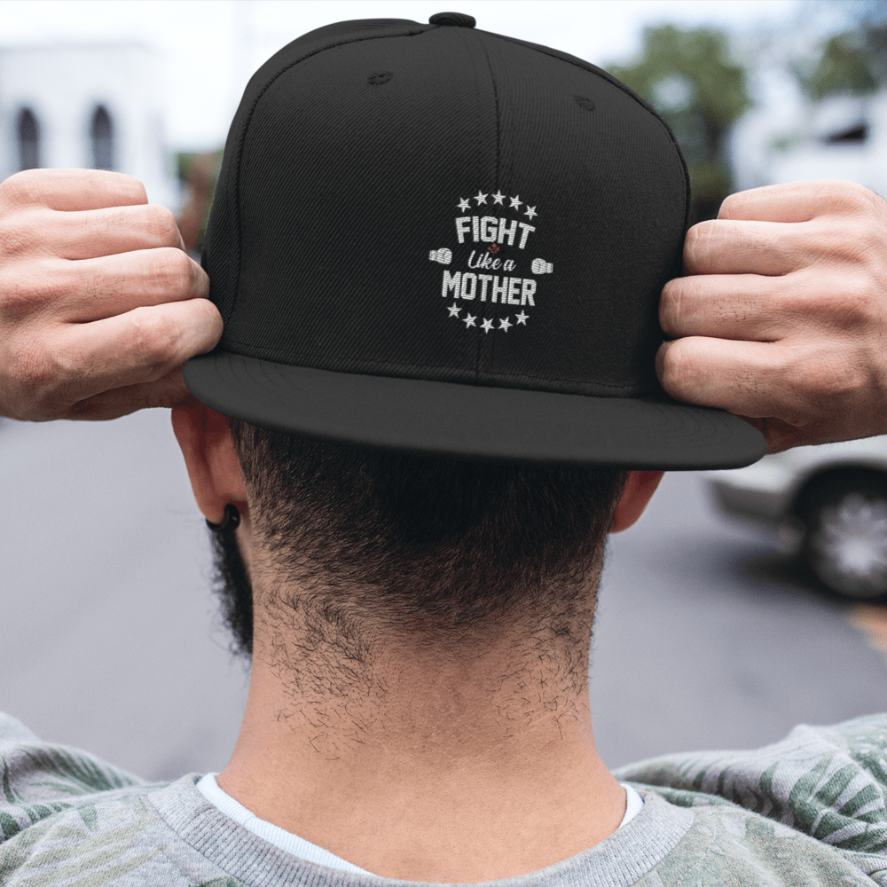 Fight Like A Mother by Mandy Bujold, Hat White Logo