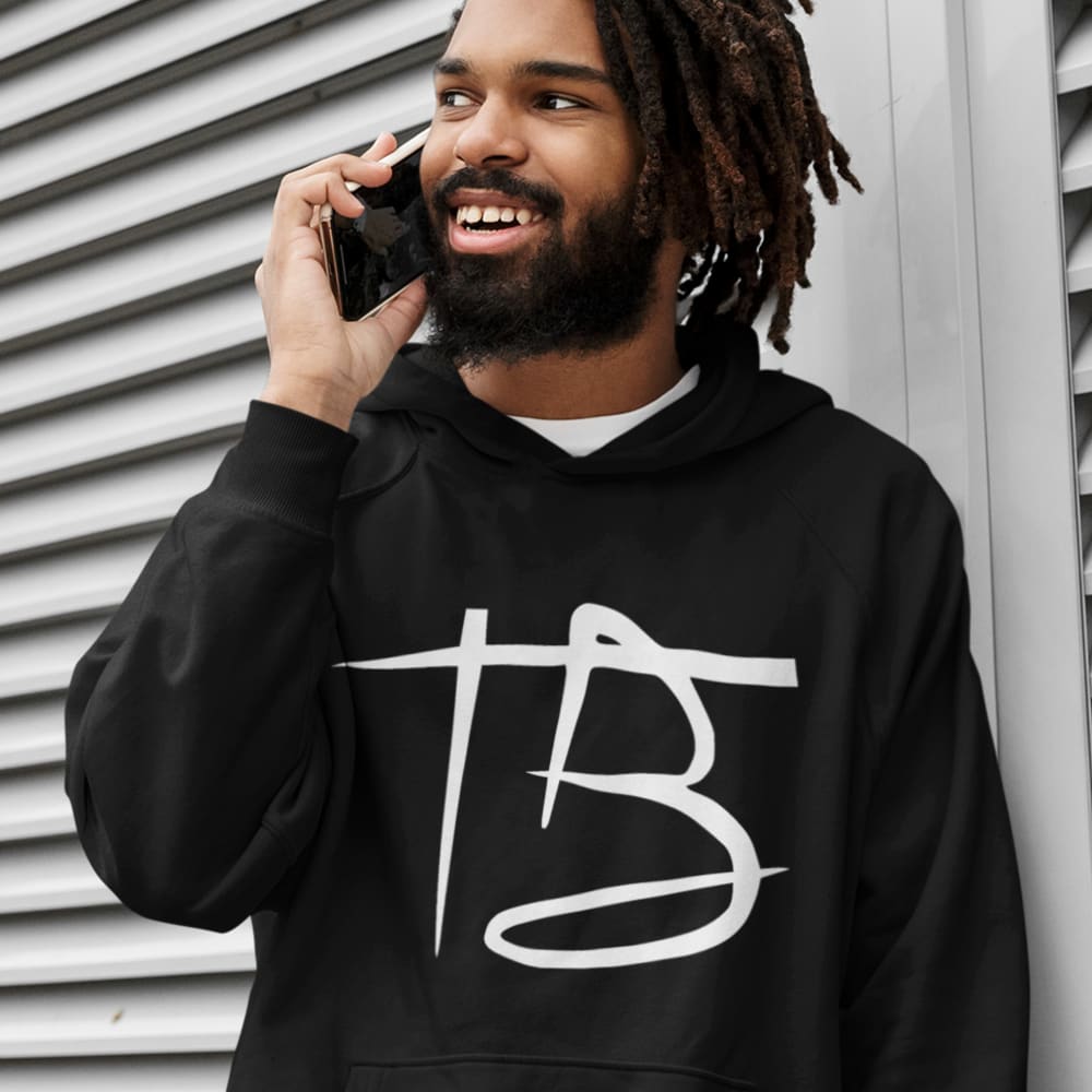 TB by Kevin Holland, Men's Hoodie, White Logo