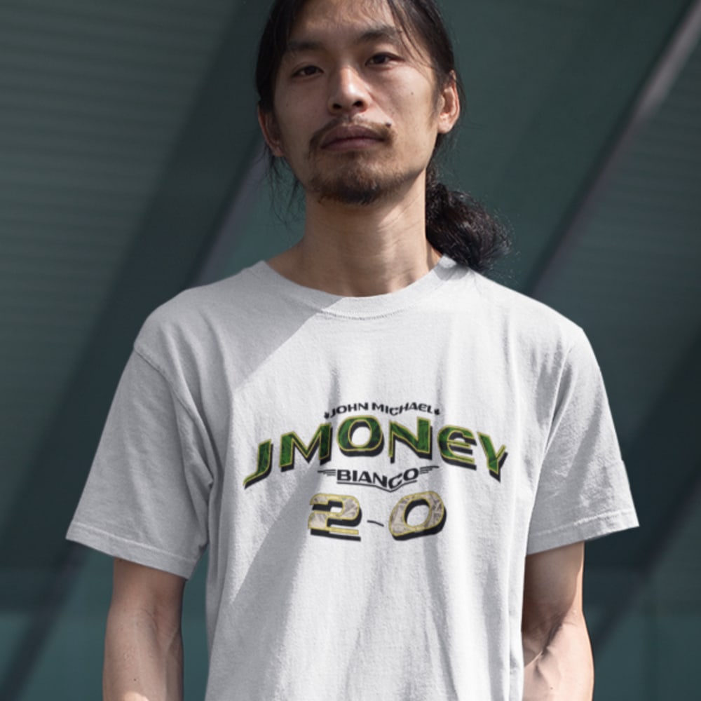 JMoney Bianco 2-0 T-Shirt, Black Logo