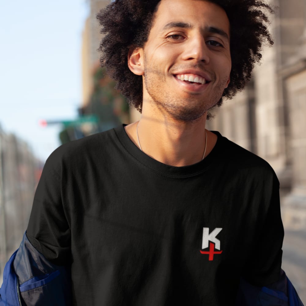 KT by Kenny Thomas T-Shirt, White and Red Logo