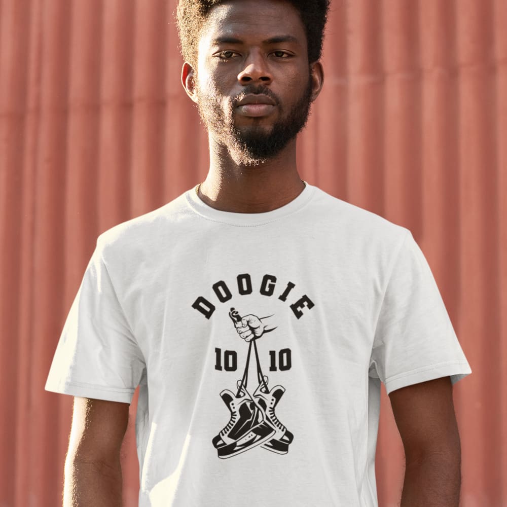 Dodge 10-10 by Ron Duguay Men's T-Shirt, Black Logo