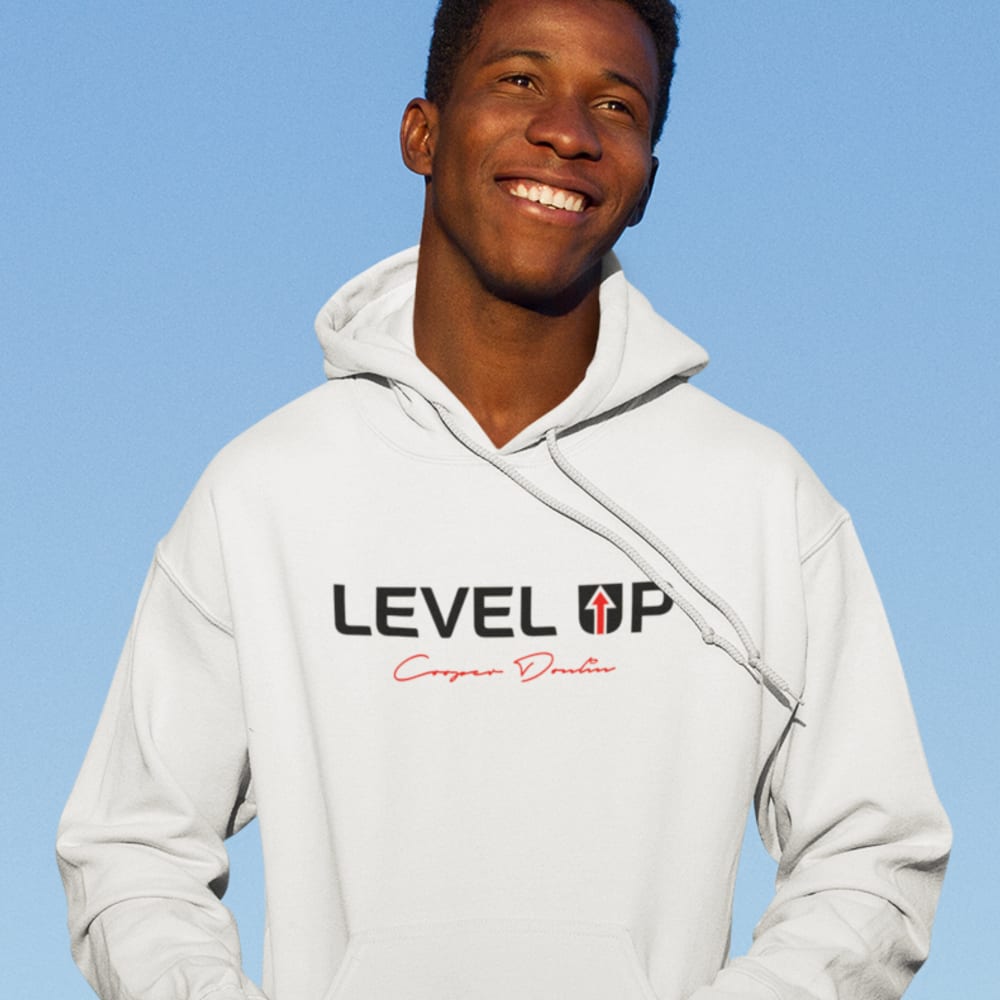 Level Up with Signature Cooper Donlin, Men's Hoodie, Black Logo