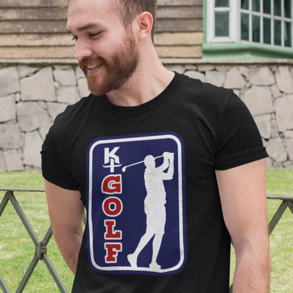  KTGOLF by Kenny Thomas Men's T-Shirt, Light Logo