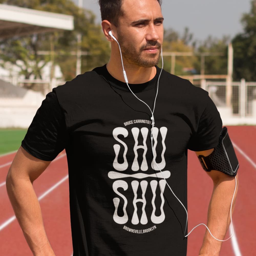 Bruce "ShuShu" Carrington, Men's T-Shirt, Light Logo