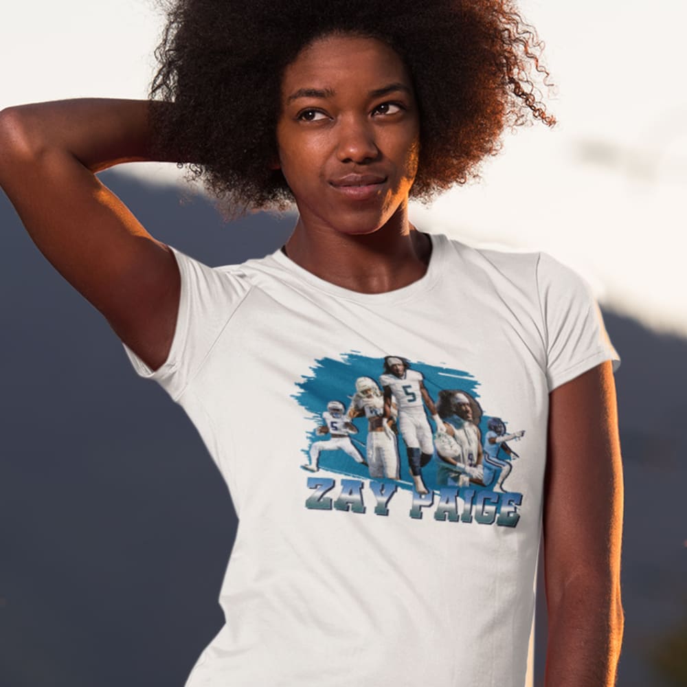 Isiah “Zay” Paige Women’s T-Shirt, Black Logo