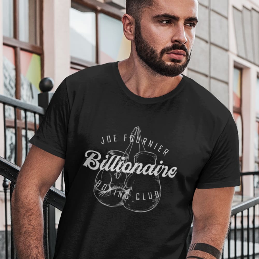Billionaire Boxing Club by Joe  Fournier Men's T-Shirt, Black Logo