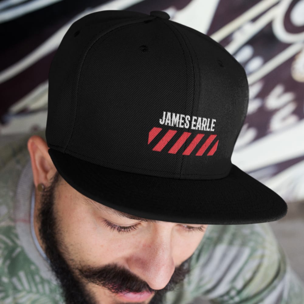 James Earle Hat, White Logo 