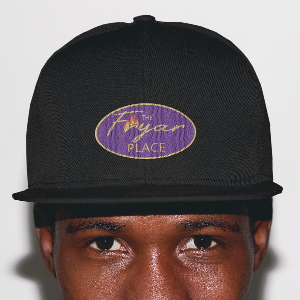 The Fryar Place by Irving Fryar Hat, Purple Logo