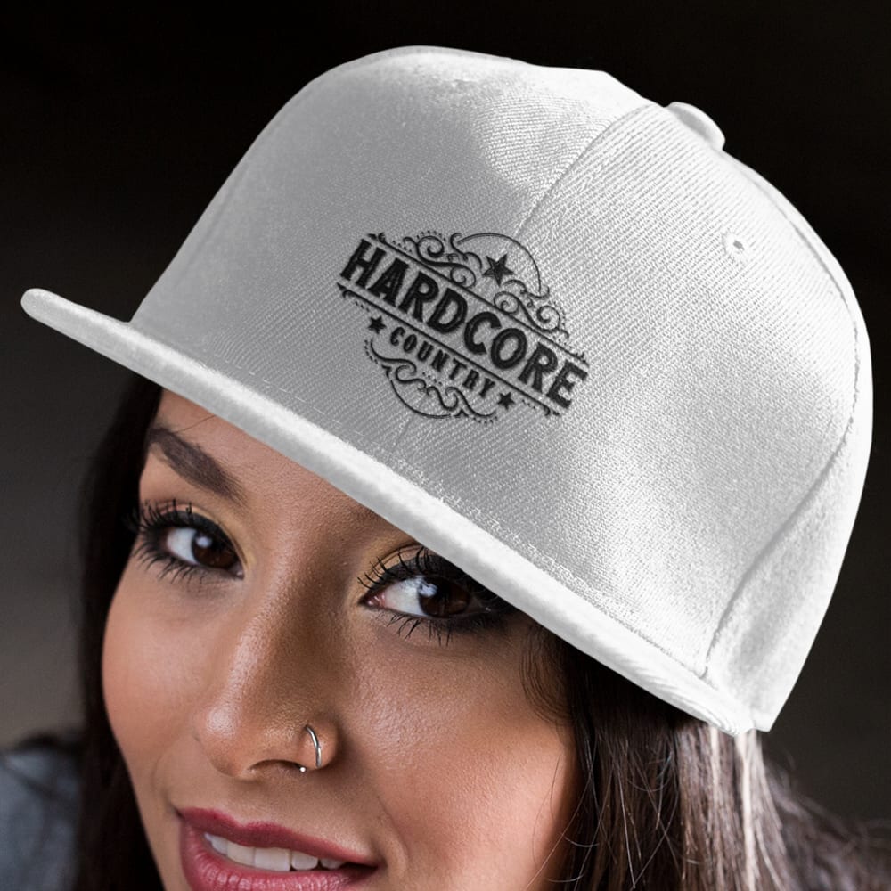  Hardcore Country Mickie James Hat, Black Logo  