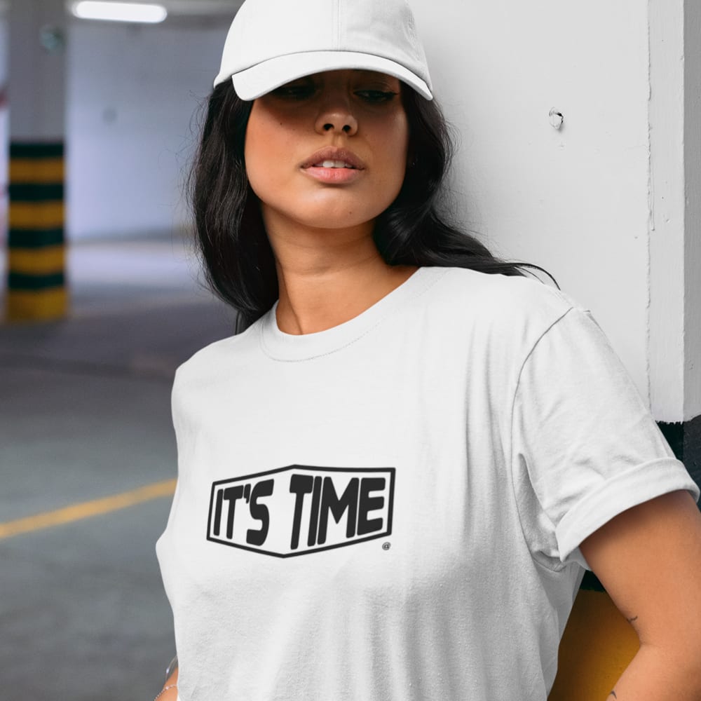 Bruce Buffer It’s Time Women's T-Shirt, Black Logo