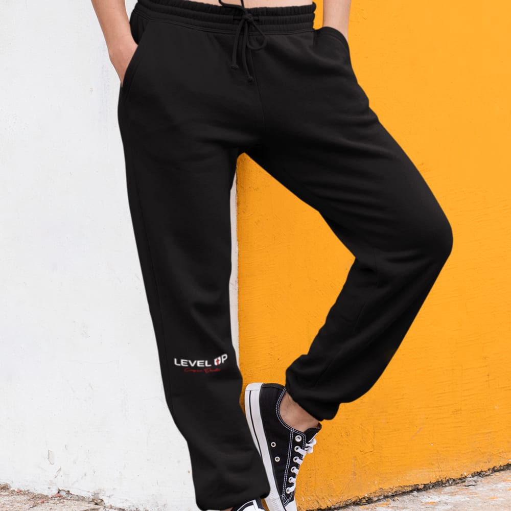 Level Up with Signature Cooper Donlin Jogger, White Logo