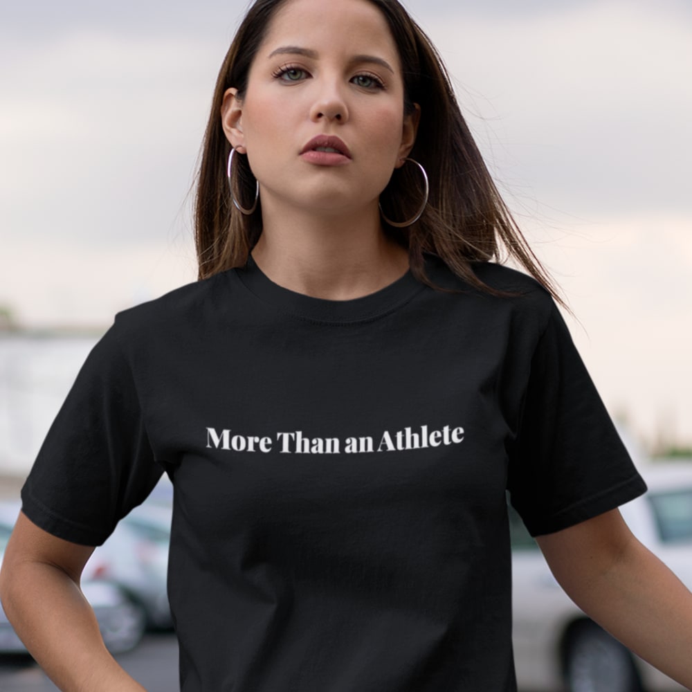 More Than An Athletes II by Martin Vorster T-Shirt, White Logo