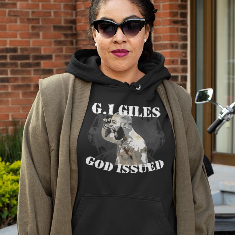 God Issued by Trevin Giles, Women's Hoodie, Light Logo