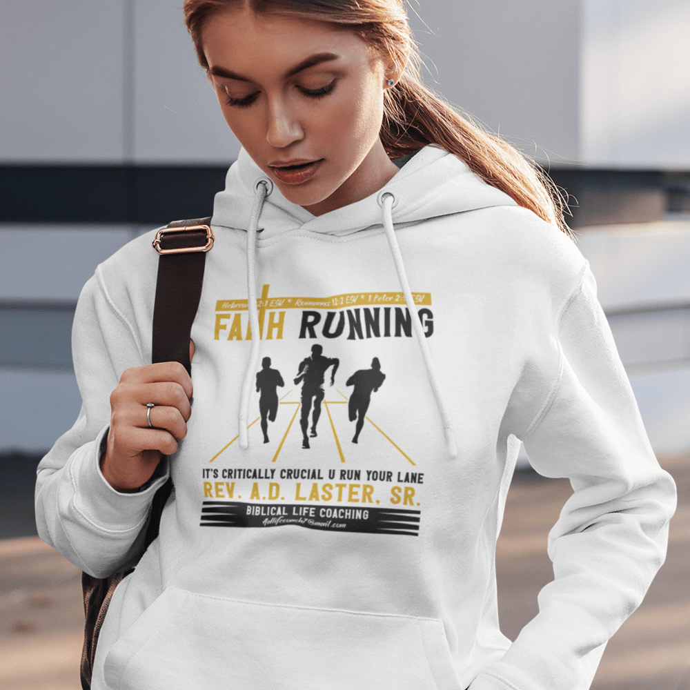 Faith Running by Anthony Laster Women's Hoodie