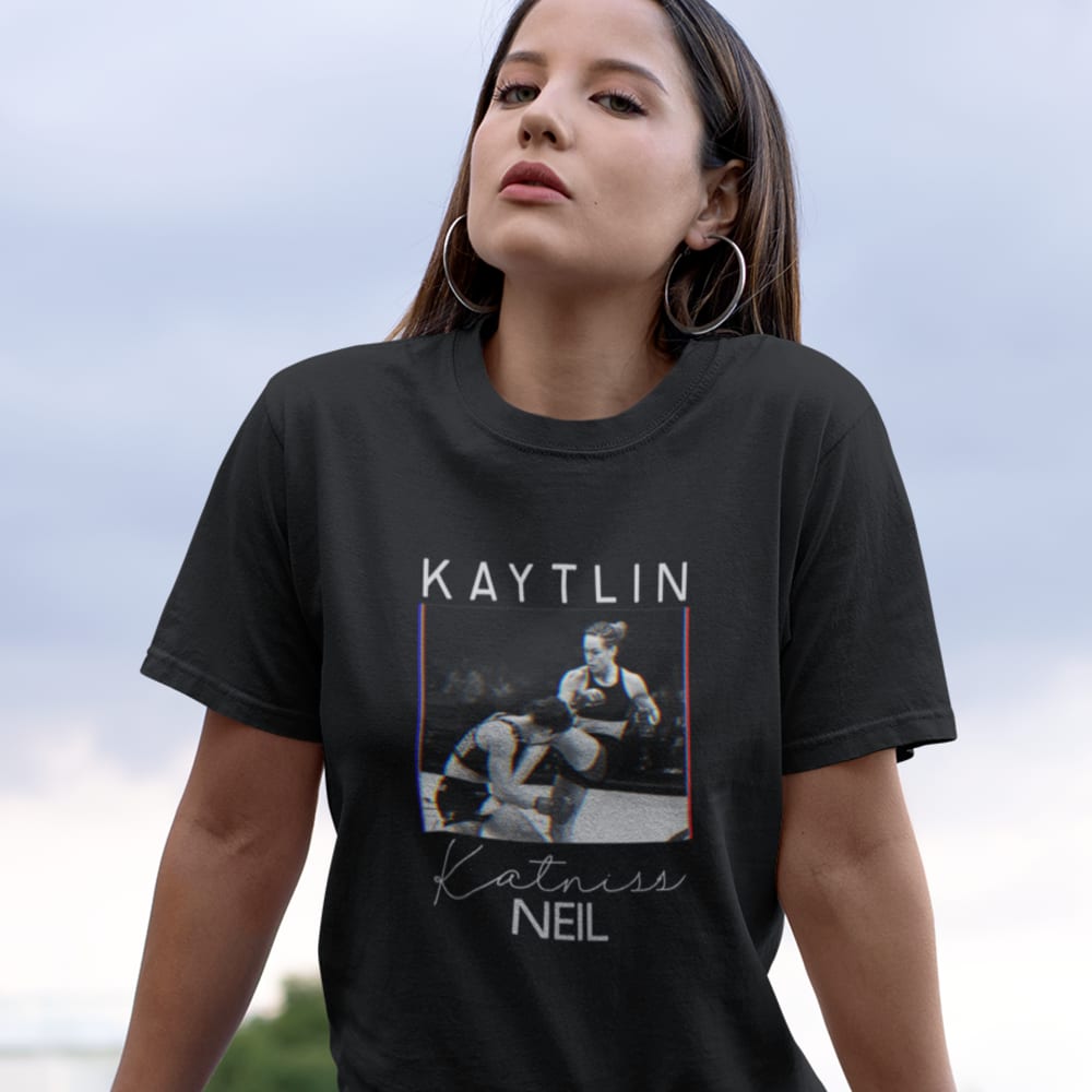 LIMITED EDITION Kaytlin "Katniss" Neil  Women's T-Shirt, White Logo