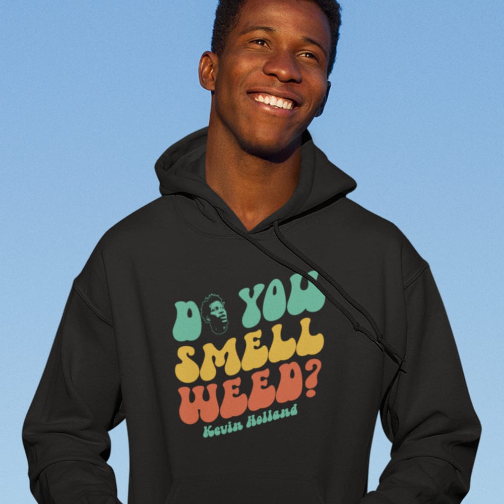 Do You Smell Weed ? by Kevin Holland Men's Hoodie, Light Logo