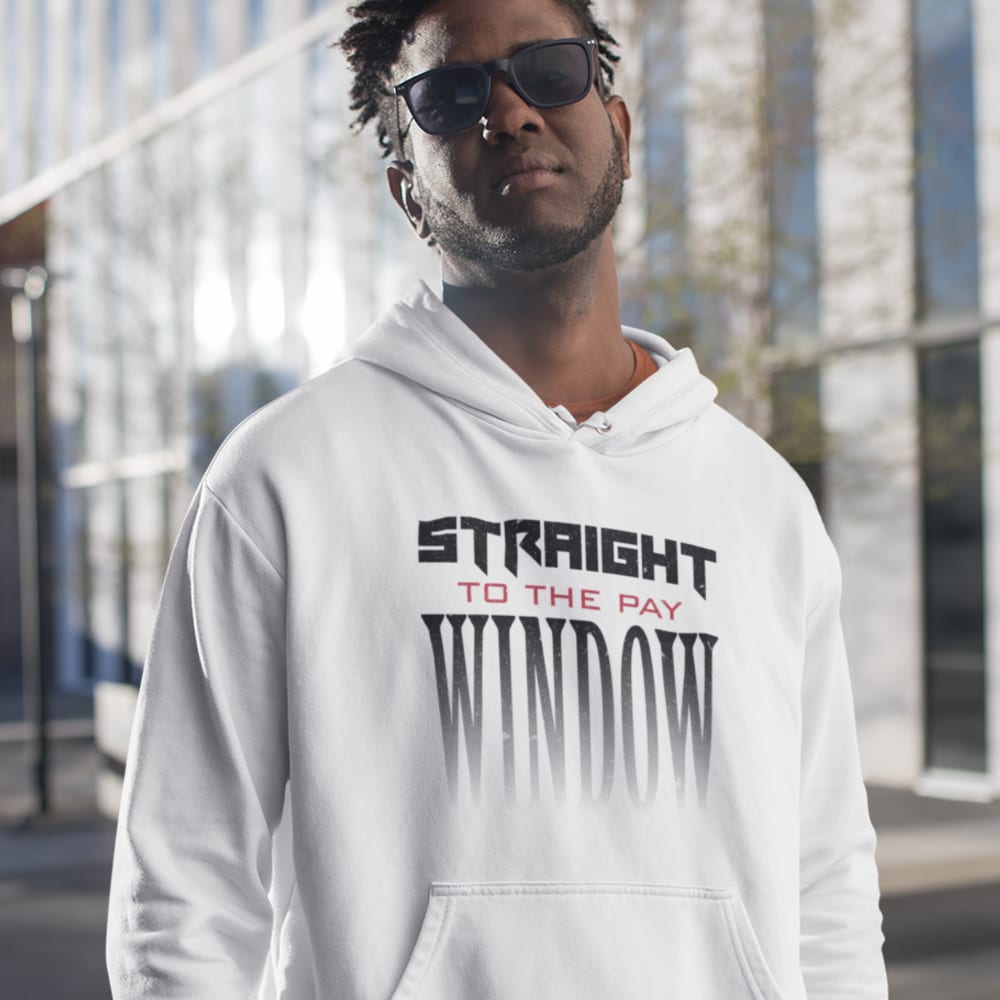 "Straight to the Pay Window" by Driving The Line Men's Hoodie, Dark Logo