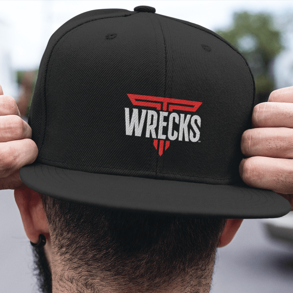 WRECKS by Terrance Mckinney Hat, White Logo