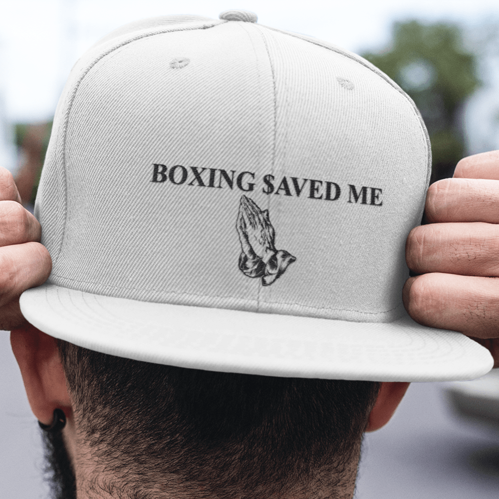 Boxing $aved Me by Money Powell, Hat, Black Logo