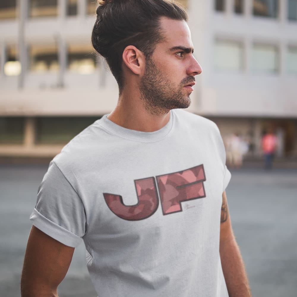 JF by Joe Fournier, Men's T-Shirt, Red Camo Logo
