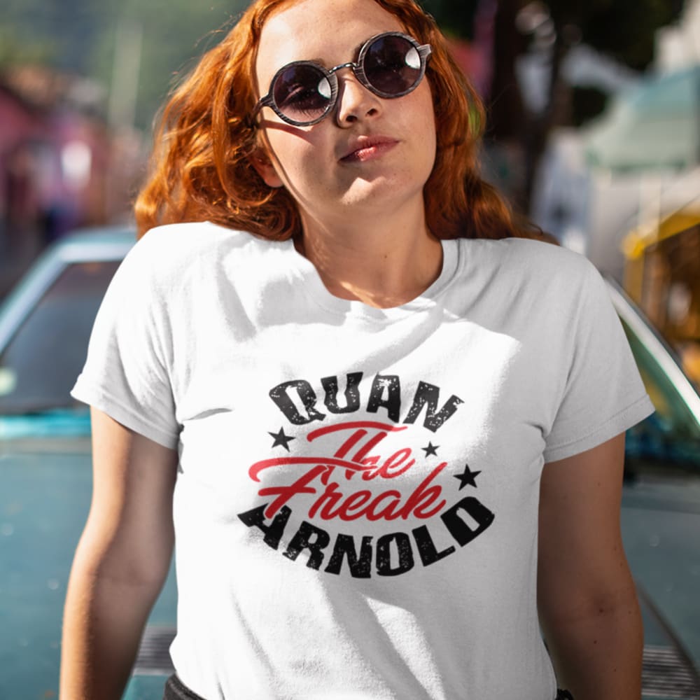 “the freak” Quan Arnold Women's T-Shirt, Black Logo