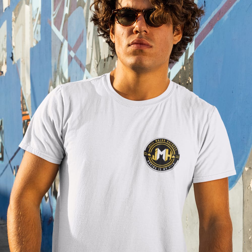 Jalil “Major” Hackett Men’s T-shirt, Dark Mini logo
