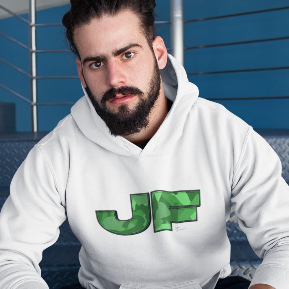 JF by Joe Fournier, Men's Hoodie, Green Camo Logo