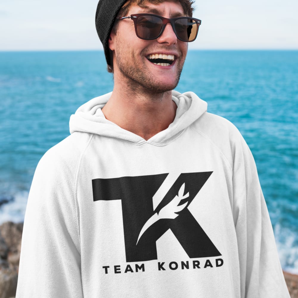  Team Konrad Men's Hoodie, Black Logo