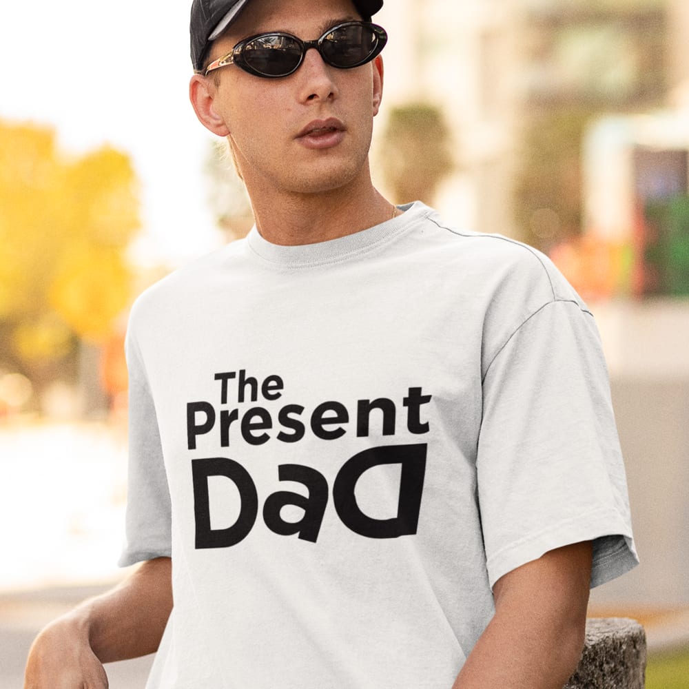 The Present Dad by George Jones T-Shirt, Black Logo