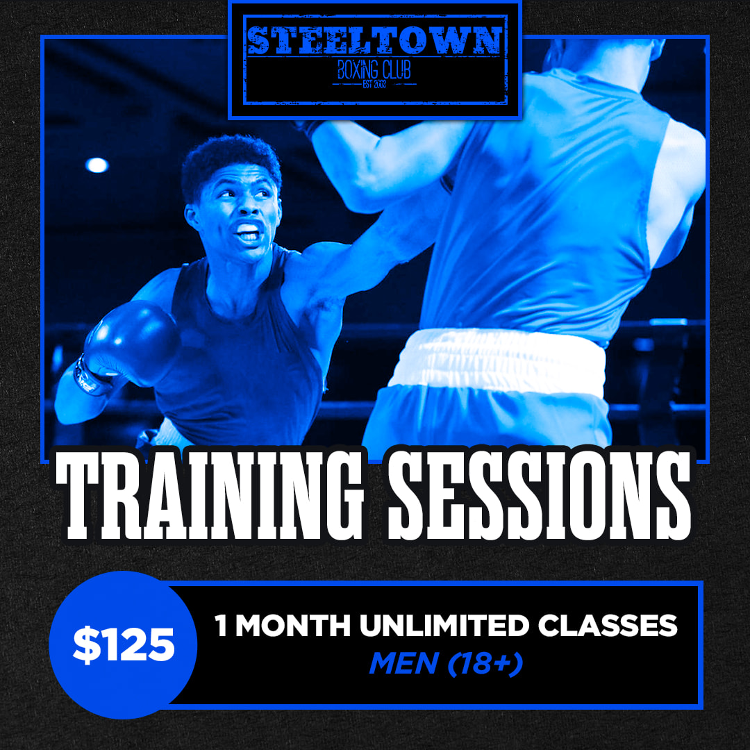 Steeltown Boxing 1 Month Unlimited Training Sessions for Men (18+)