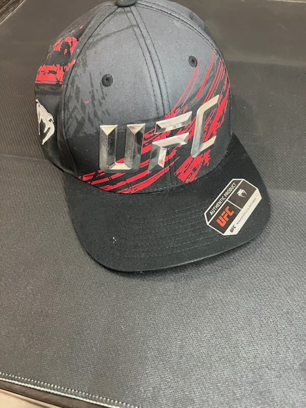 Authentic UFC Hat, Black & Red, Signed by Grant "KGD" Dawson