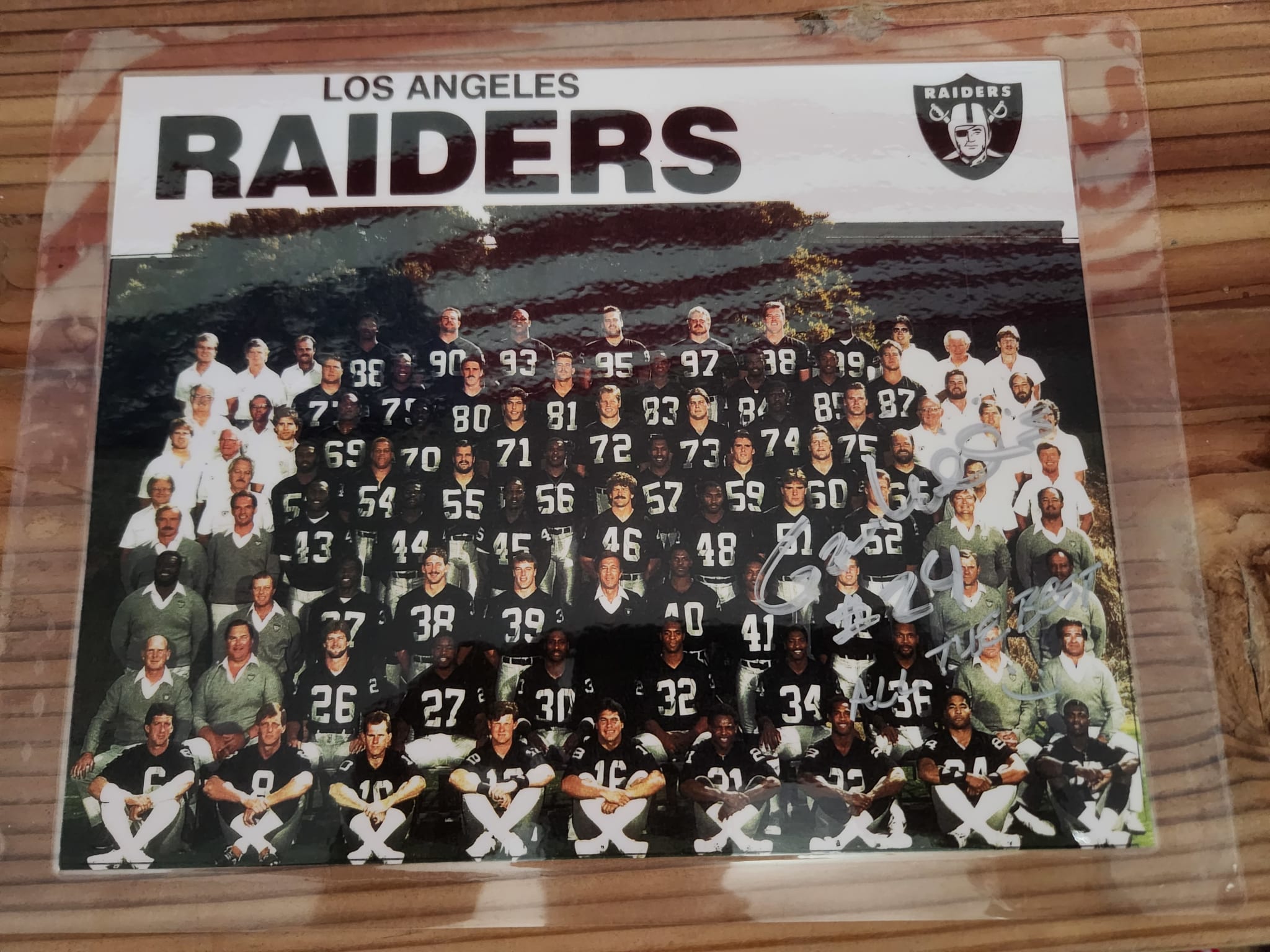 Signed Raiders Posters 