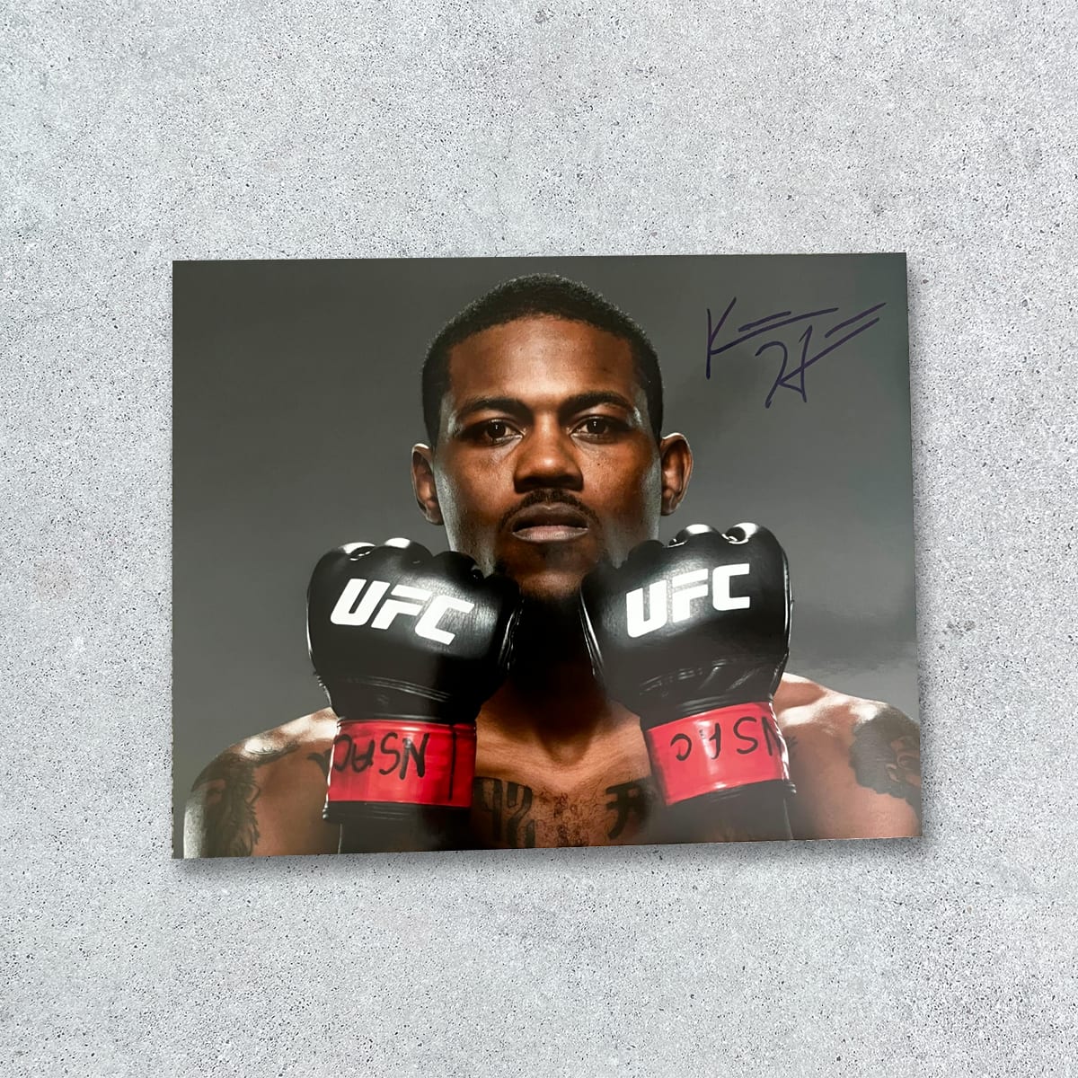 Kevin Holland Authentic Hand-Signed UFC Poster