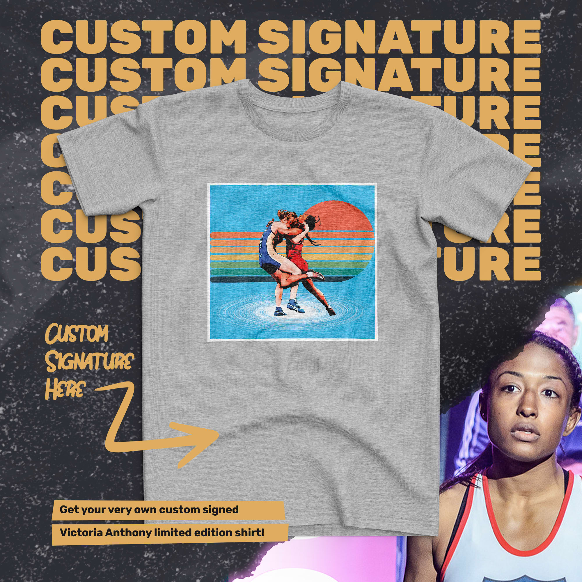 Custom Signed Limited Edition Victoria Anthony T-Shirt