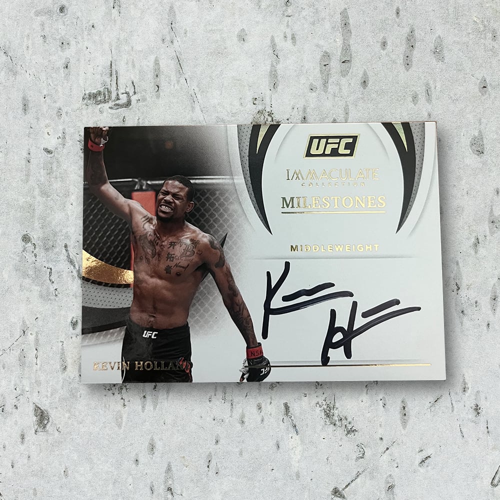 Kevin Holland Authentic UFC Signed Collectors Card	