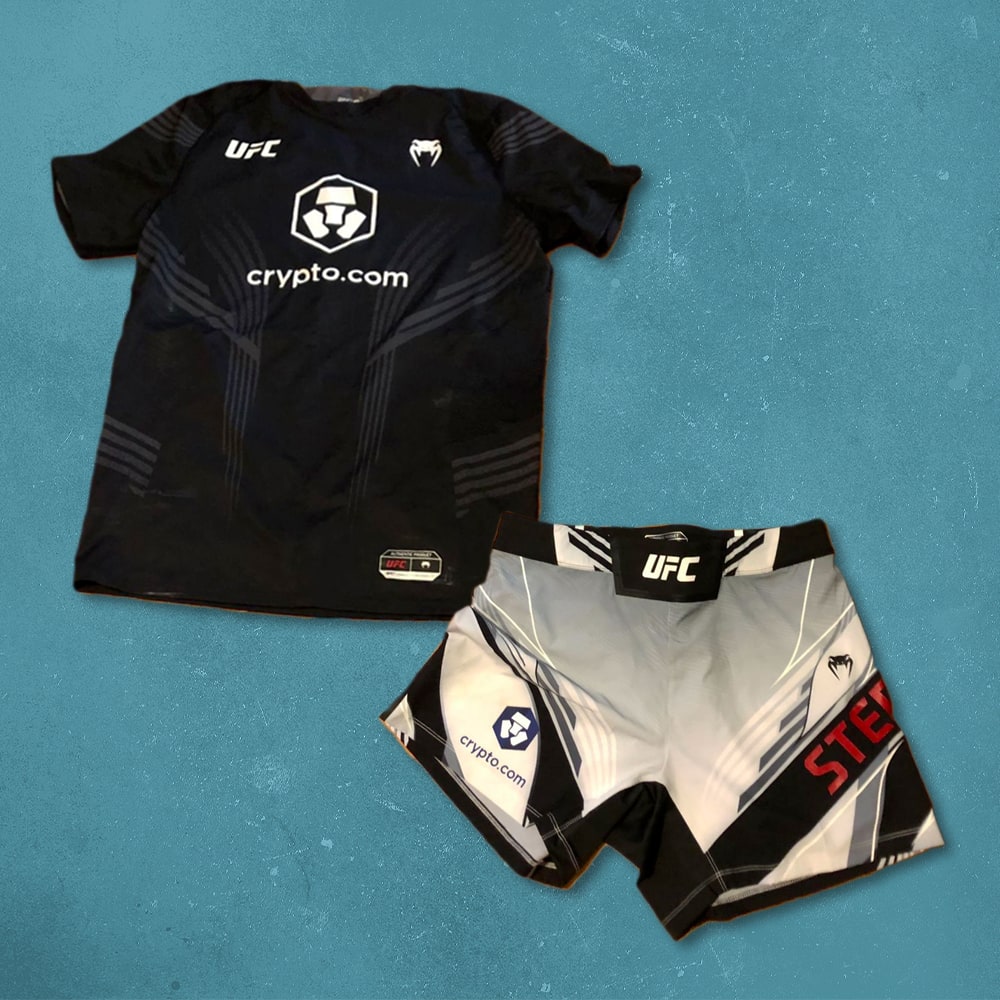 Jeremy Stephens Fight-Worn UFC Kit (Shorts + Shirt)