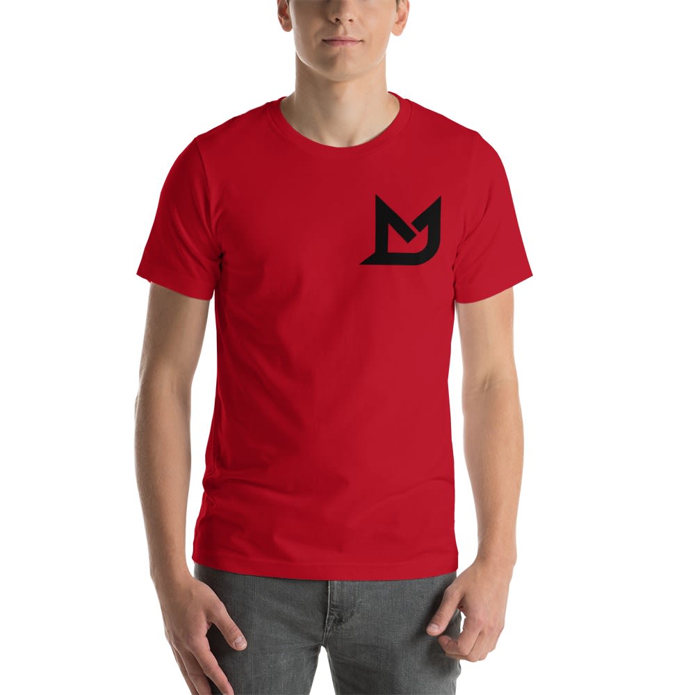 Michael Johnson Men's T-Shirt, Black Mini Logo