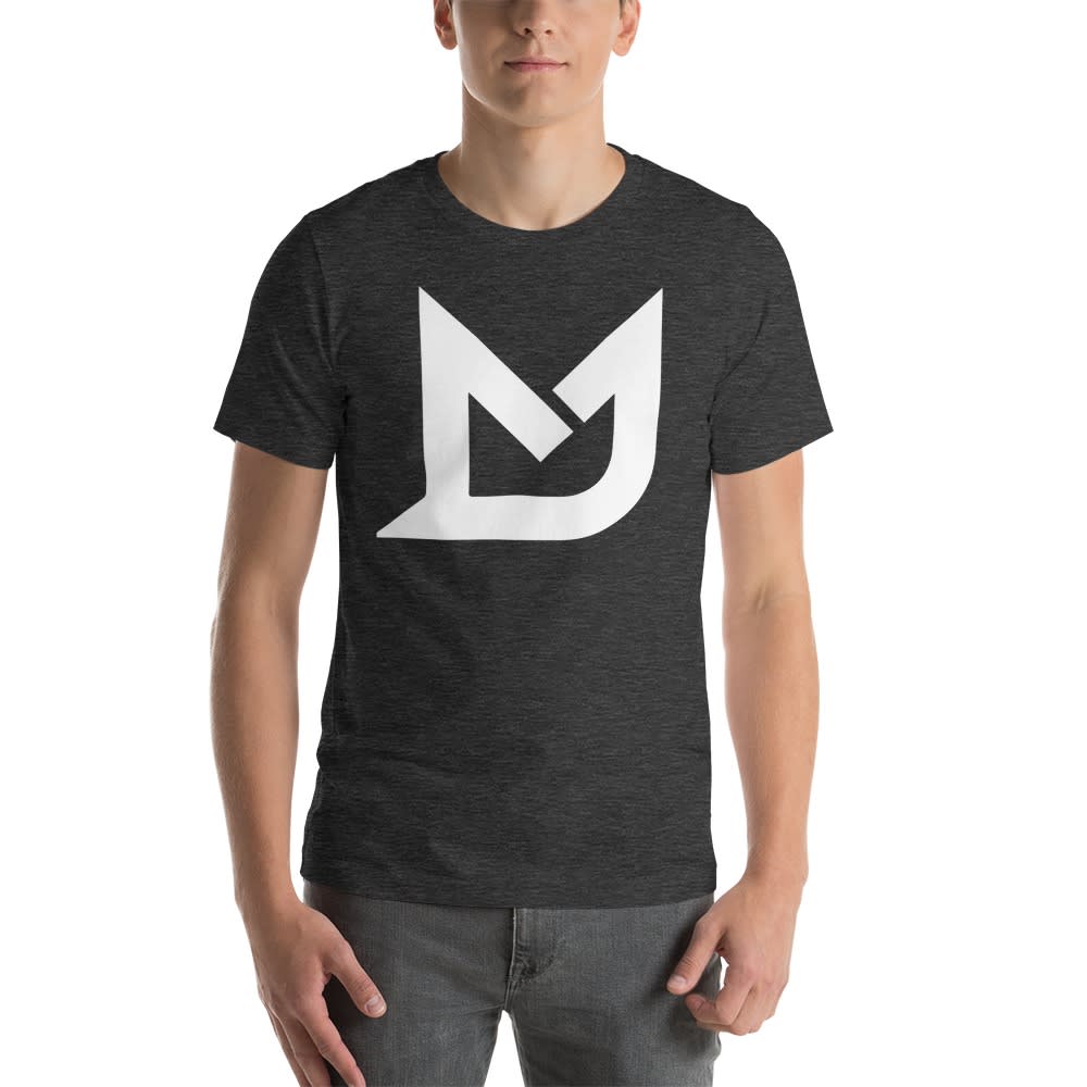 Michael Johnson Men's T-Shirt, White Logo