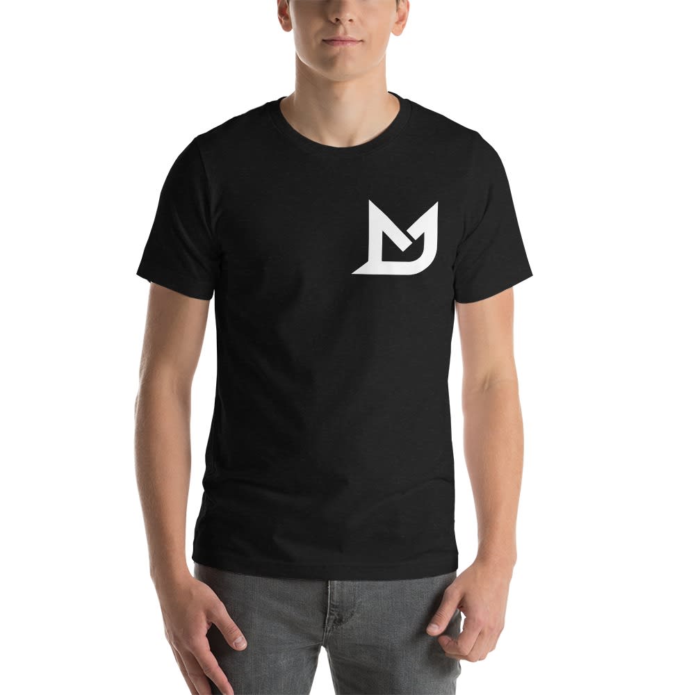 Michael Johnson Men's T-Shirt, White Mini Logo