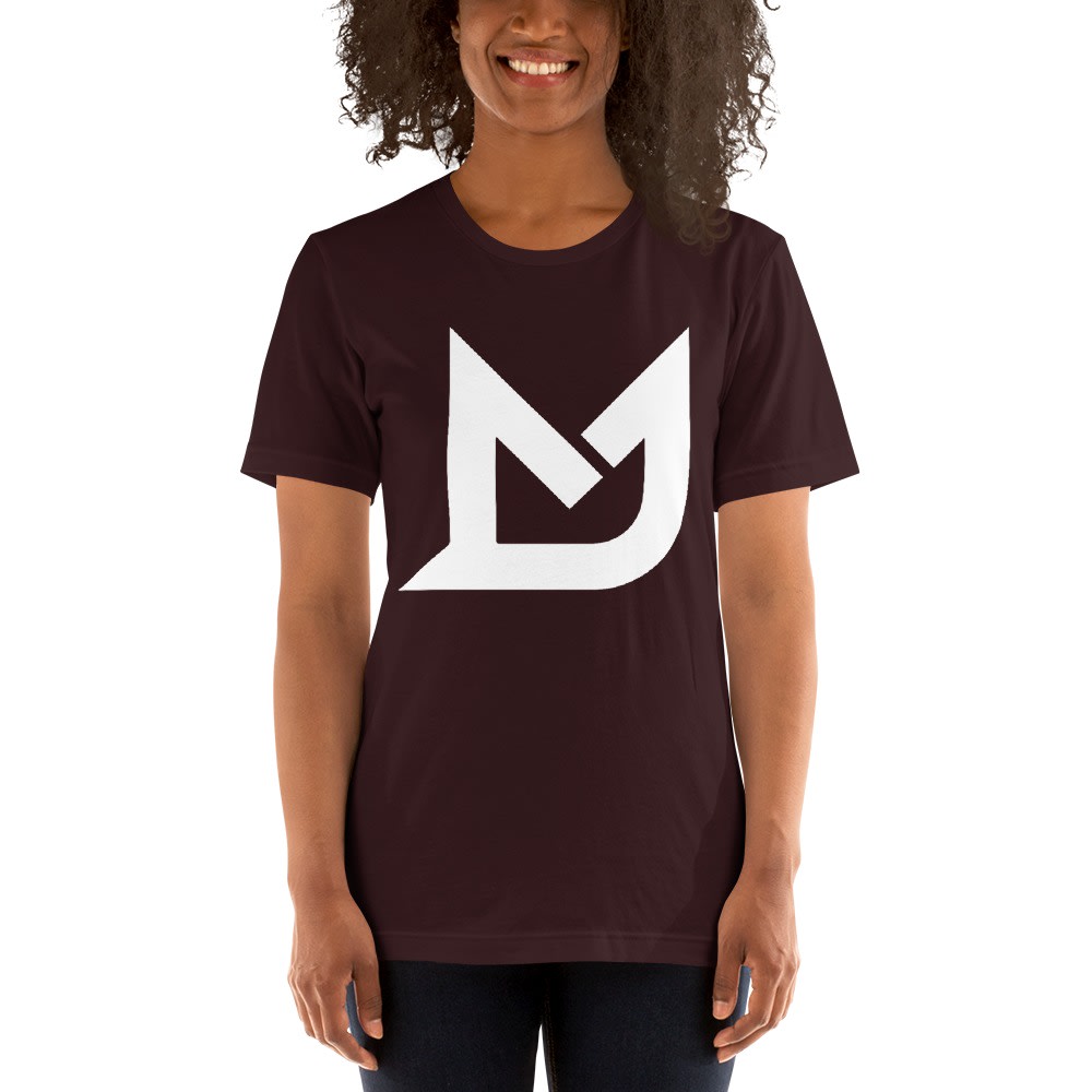Michael Johnson Men's T-Shirt, White Logo