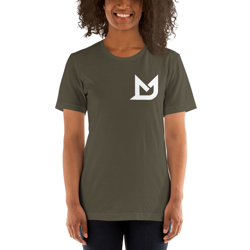 Michael Johnson Women's T-Shirt, White Mini Logo