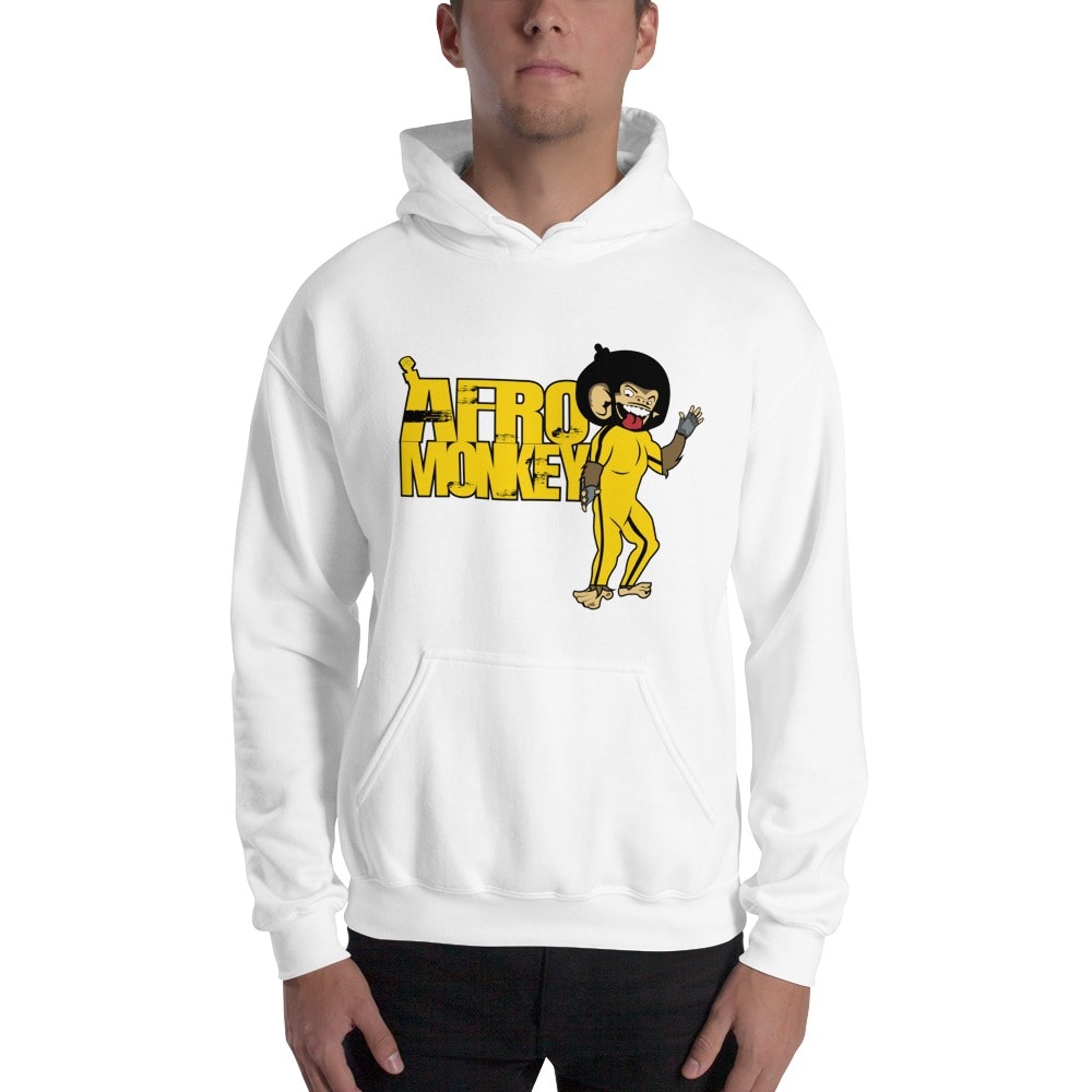 AfroMonkey by Andre Ewell, Hoodie, Yellow Graphic Logo