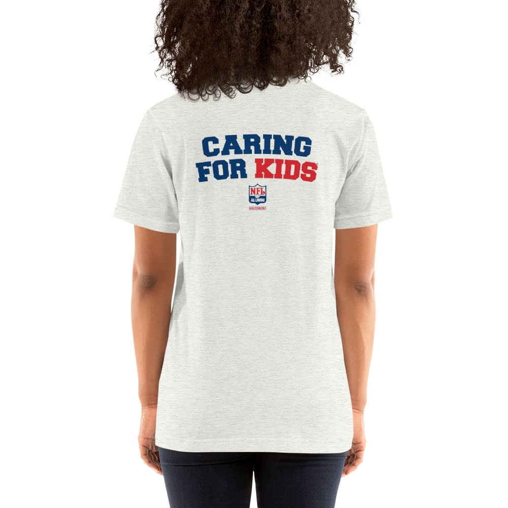 "Caring for Kids" NFL Alumni Baltimore, Back Design, Women's T-Shirt