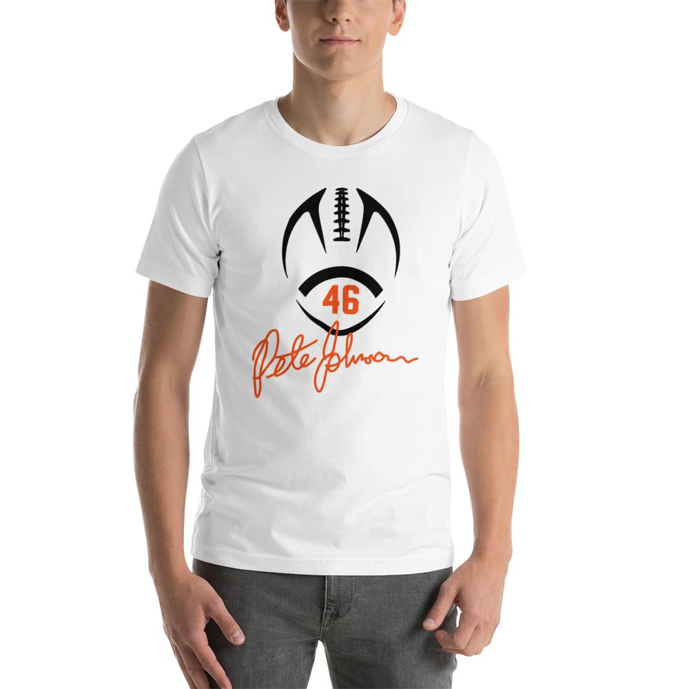 Pete Johnson #46 Men's T-Shirt, Orange Logo