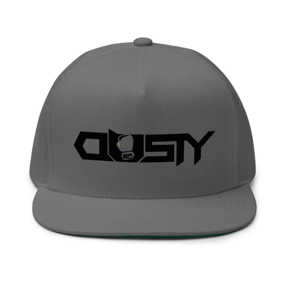 "Dusty 30th" by Dusty Hernandez Hat Black Logo