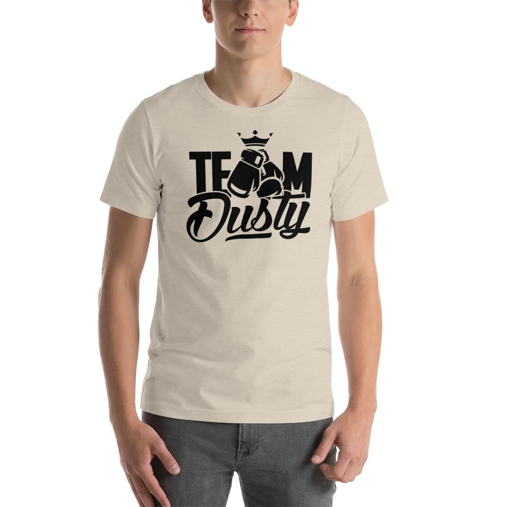 Team Dusty by Dusty Hernandez, T-Shirt, Black Logo