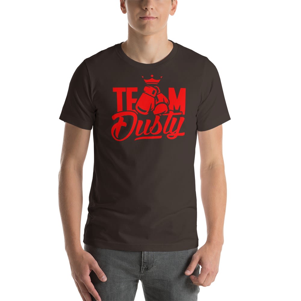 Team Dusty by Dusty Hernandez, T-Shirt, Red Logo
