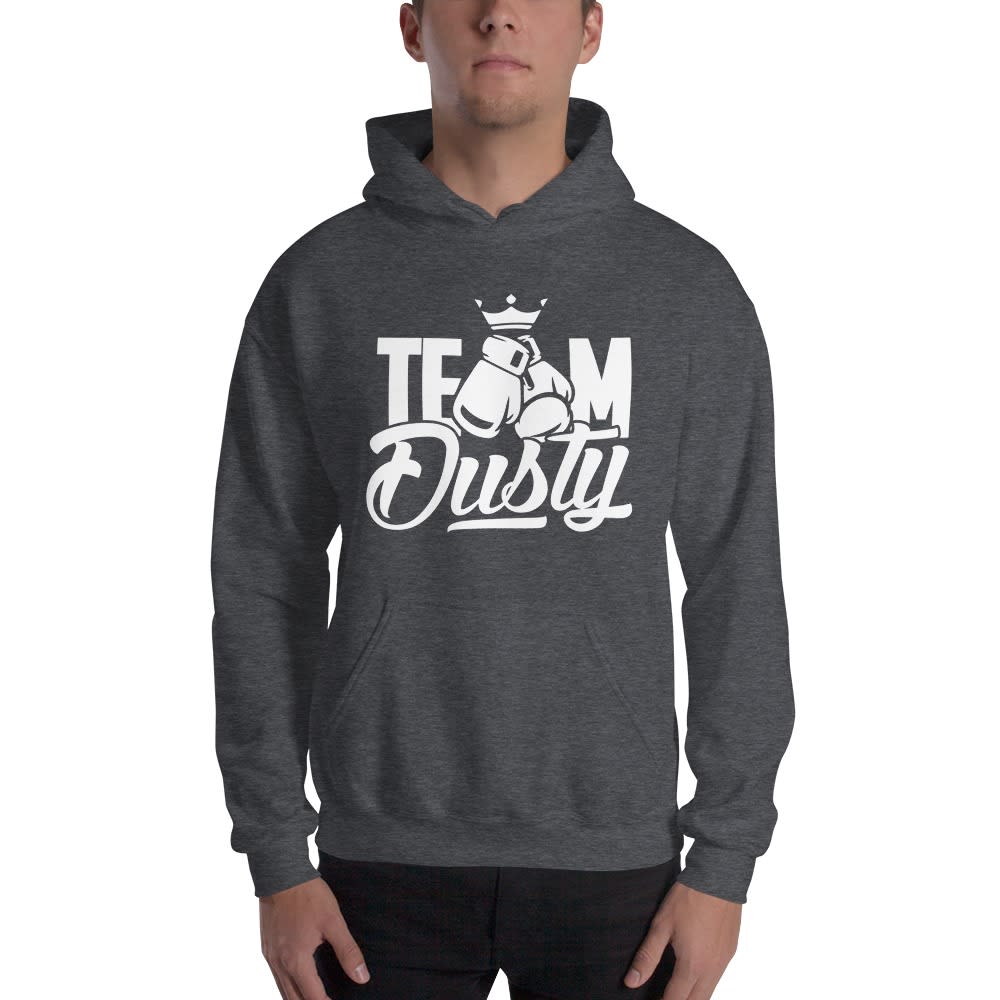 Team Dusty by Dusty Hernandez, Men's Hoodie, White Logo