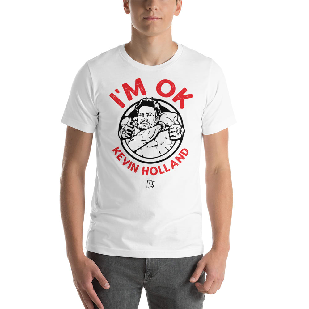 I'm Ok Men's T-Shirt , Black Logo